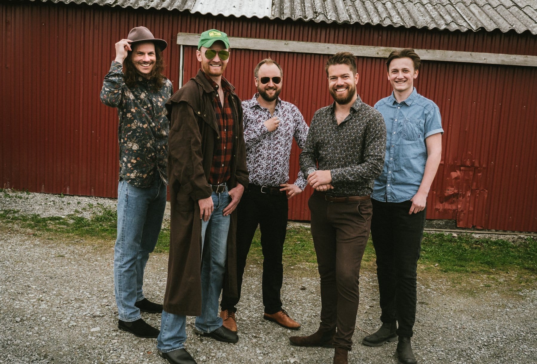 Foto av bandet the Kvednabekkjers